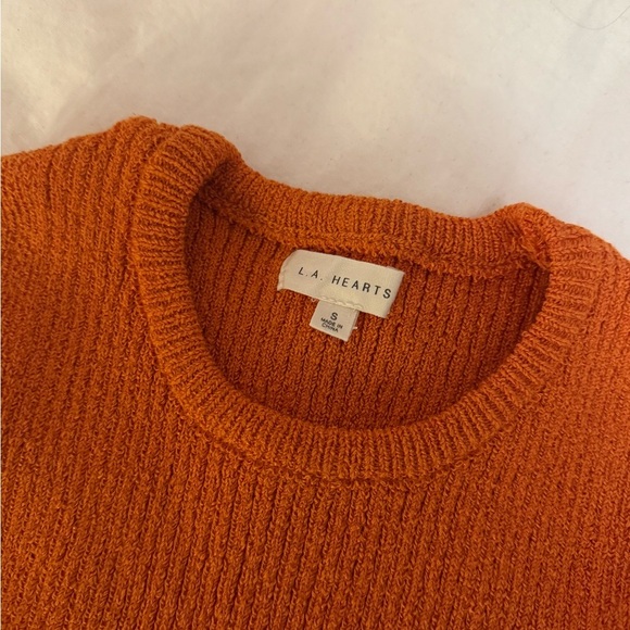 Pacsun LA Hearts Orange Sweater Vest - Picture 2 of 2